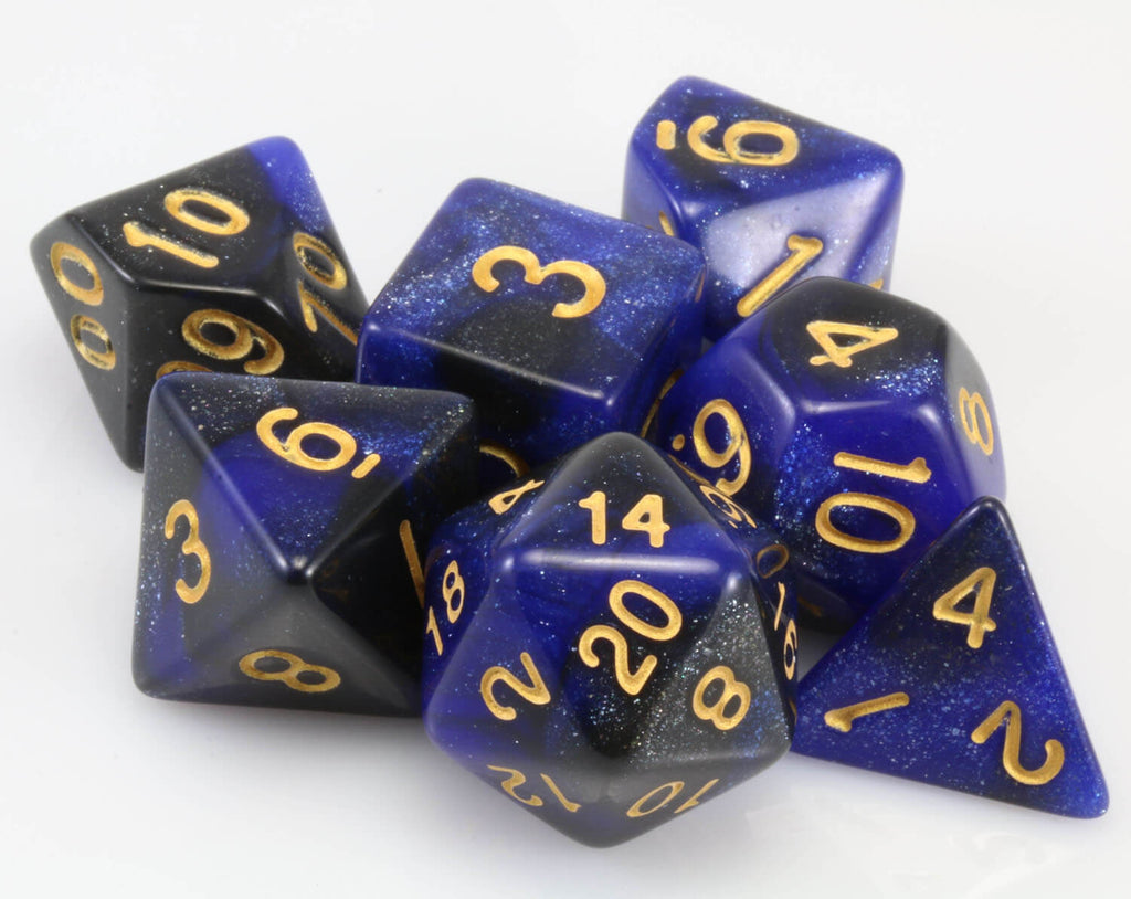 Cosmic dice dark blue
