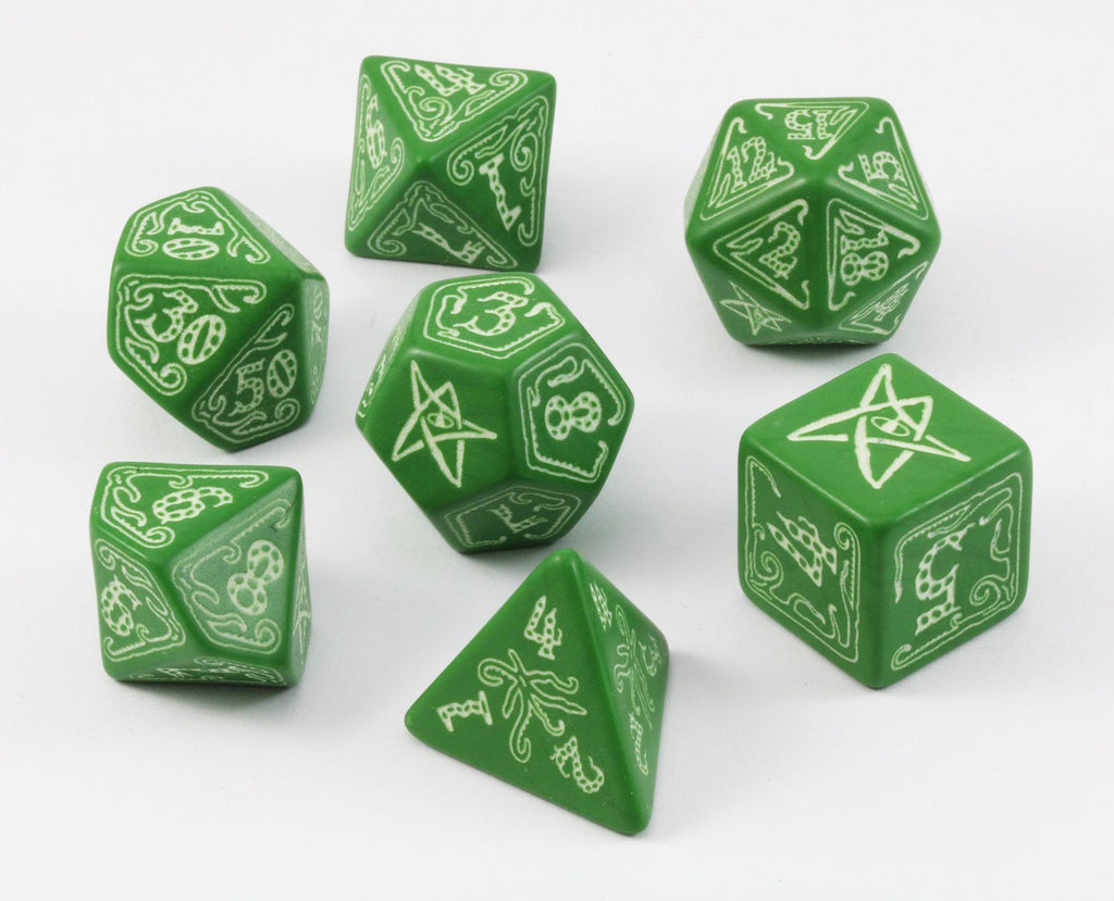 Call of Cthulhu Dice Green