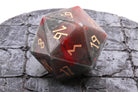 Premium dice Bloodstone d20