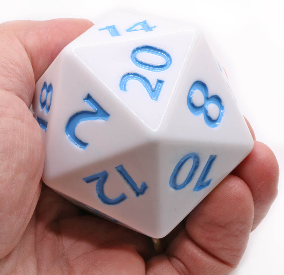 Giant D20 TTRPG Blue