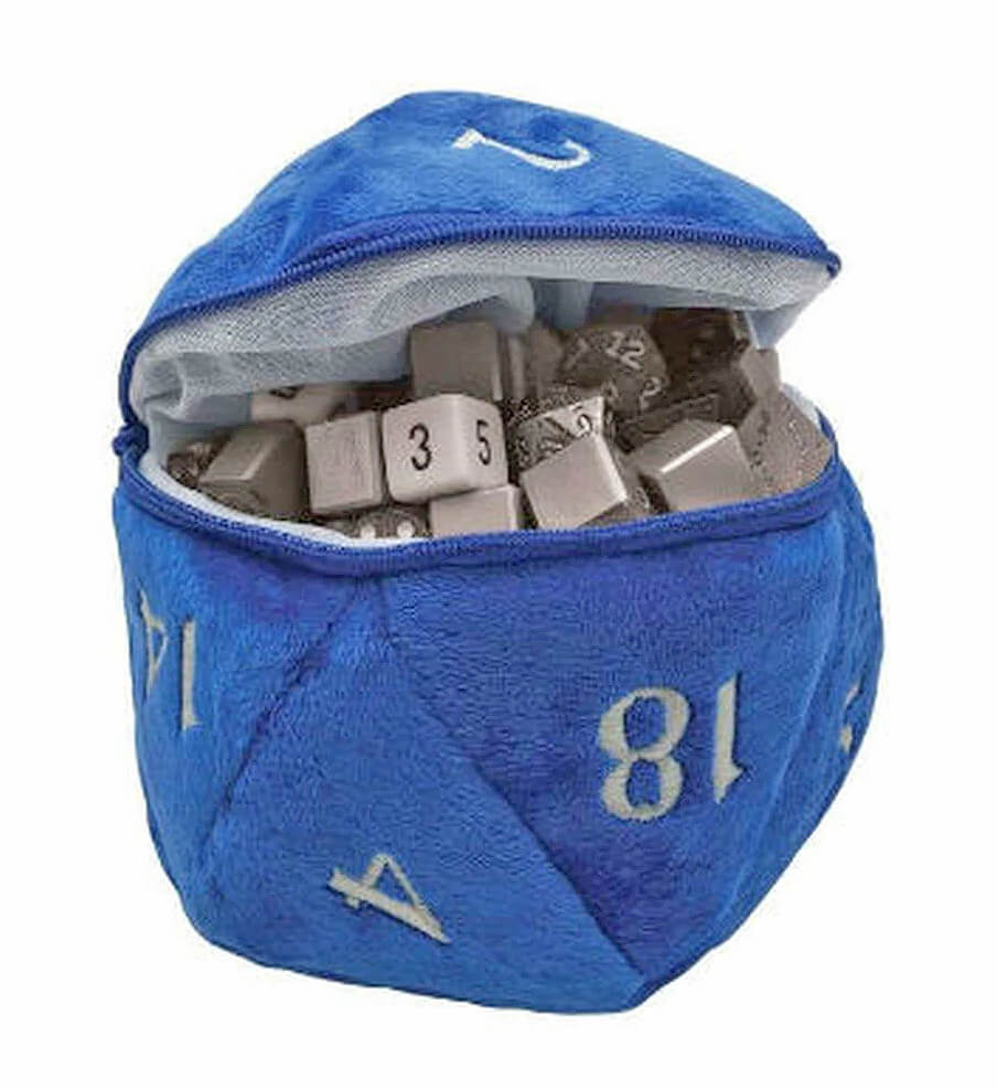 d20 Dice Bag Blue