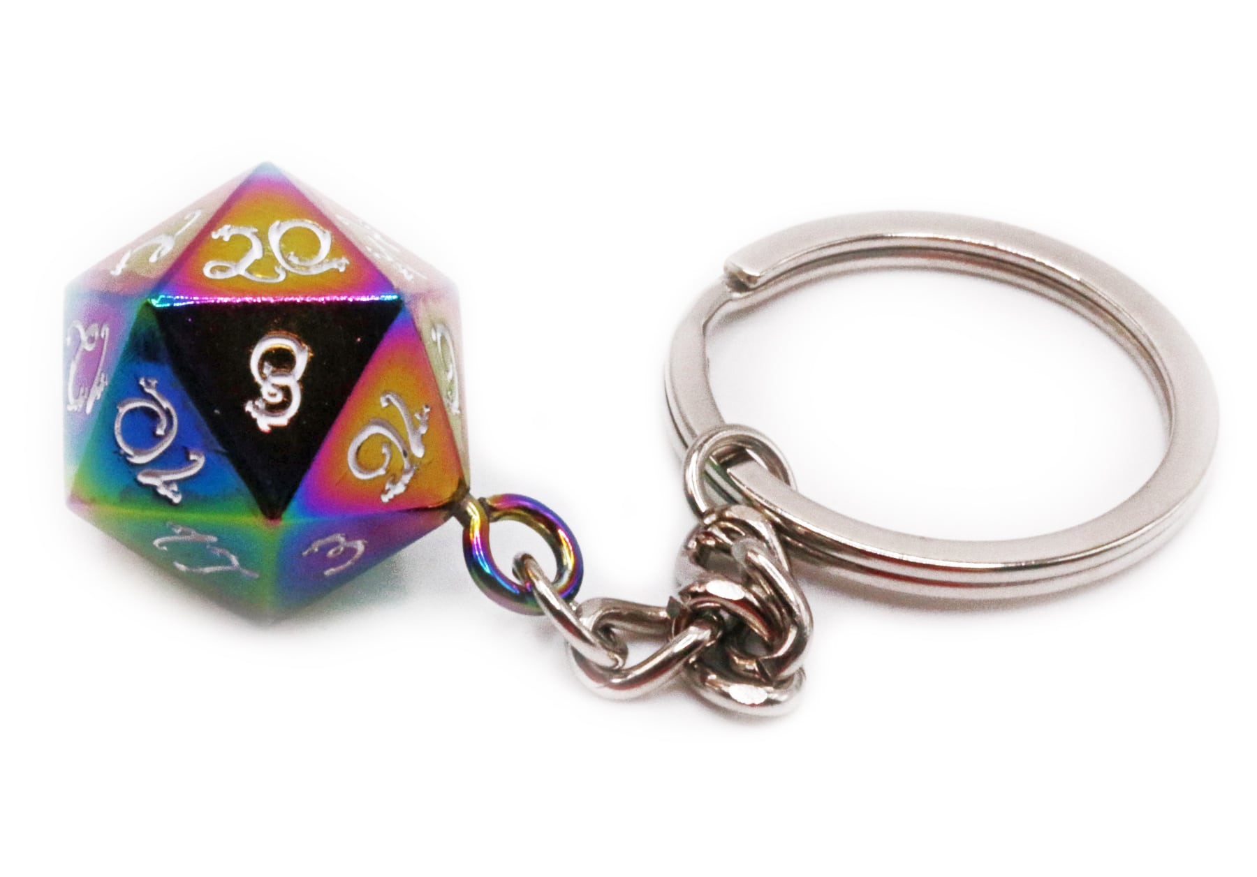 d20 Rainbow Metal DnD Dice