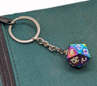 Keychain D20 Rainbow Dnd Dice