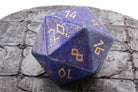 Premium dice lapis lazuli