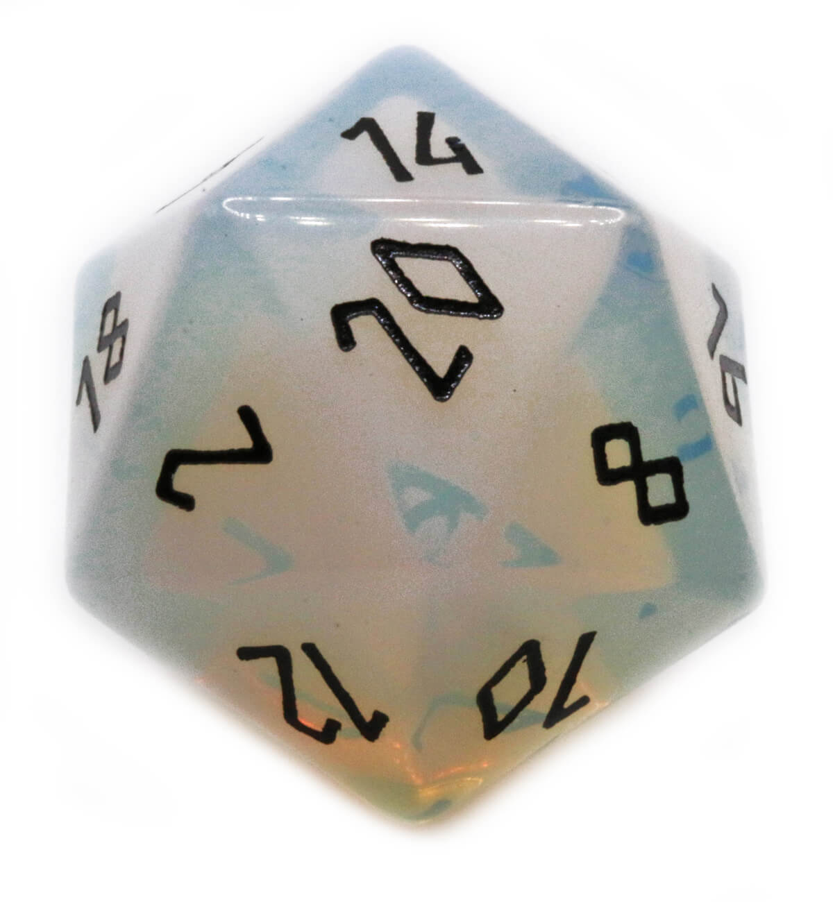 Opalite Gemstone Dice