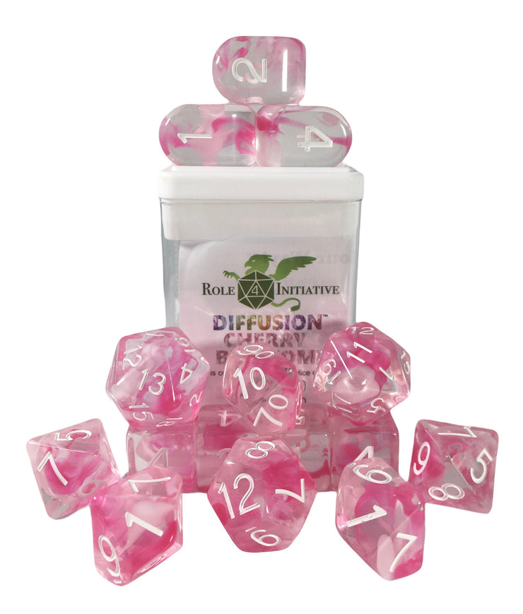 15 piece Diffusion Dice (Cherry Blossom)