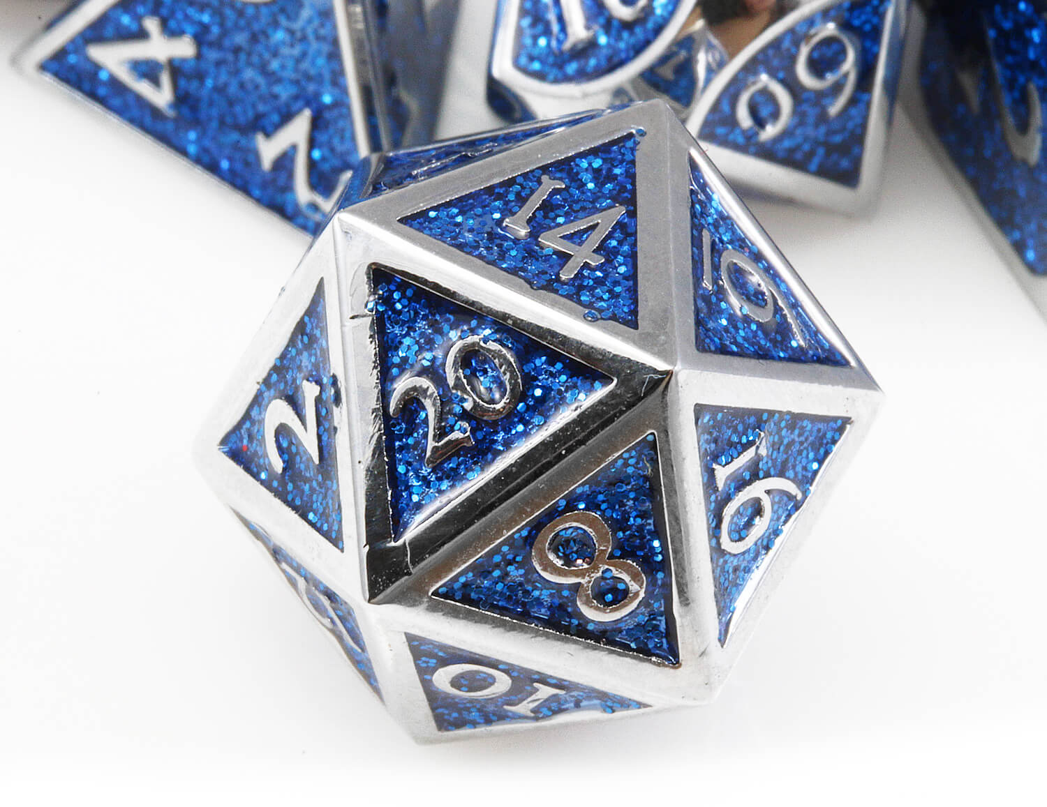 Blue Dice Metal Enamel 3