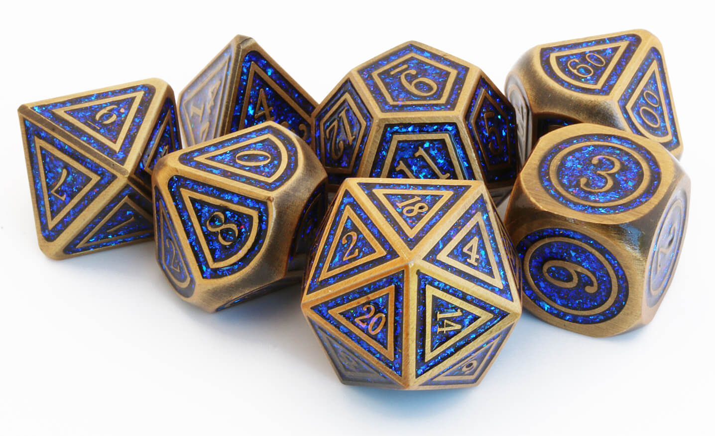 Battle Mage Metal Dice 