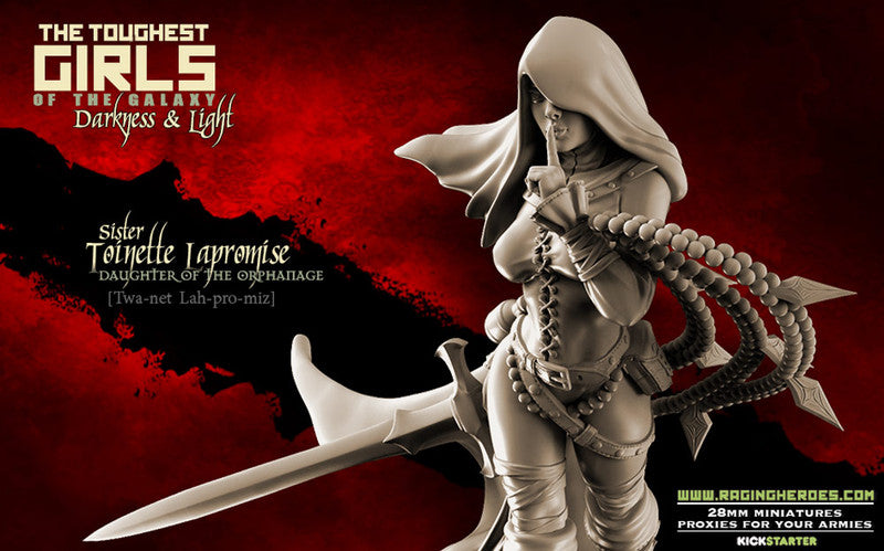 Raging Heroes Miniatures Toinette TTRPG Model