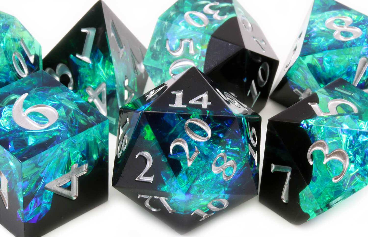 Sharp Edge Inclusion Dice Deep Space