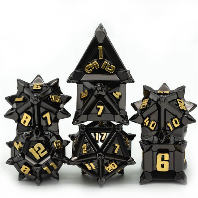 Black and Gold Dice