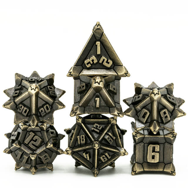 Pointy Metal Dice