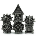 Ancient Silver DnD Dice