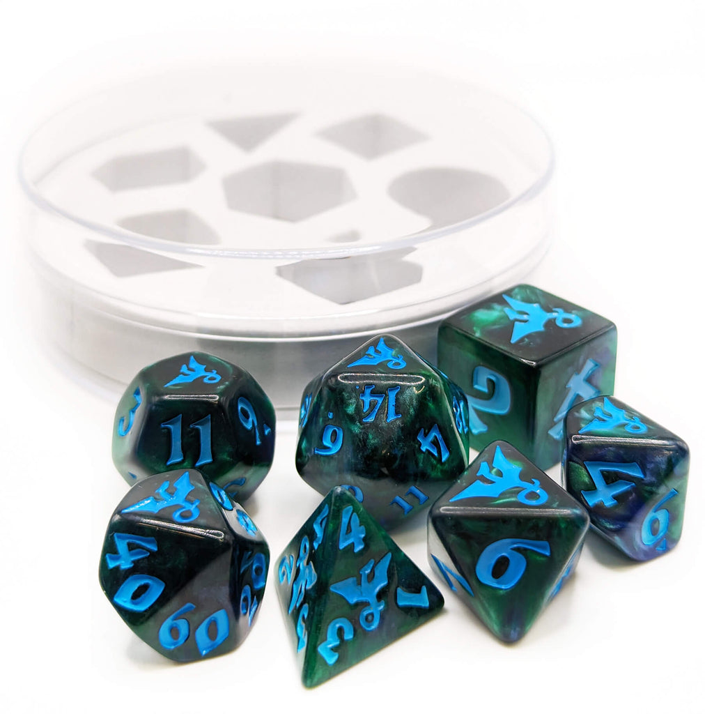 Dragon icon sea dice for ttrpg roleplaying games
