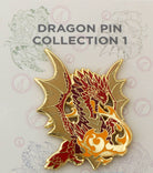 Red Dragon Enamel Pin