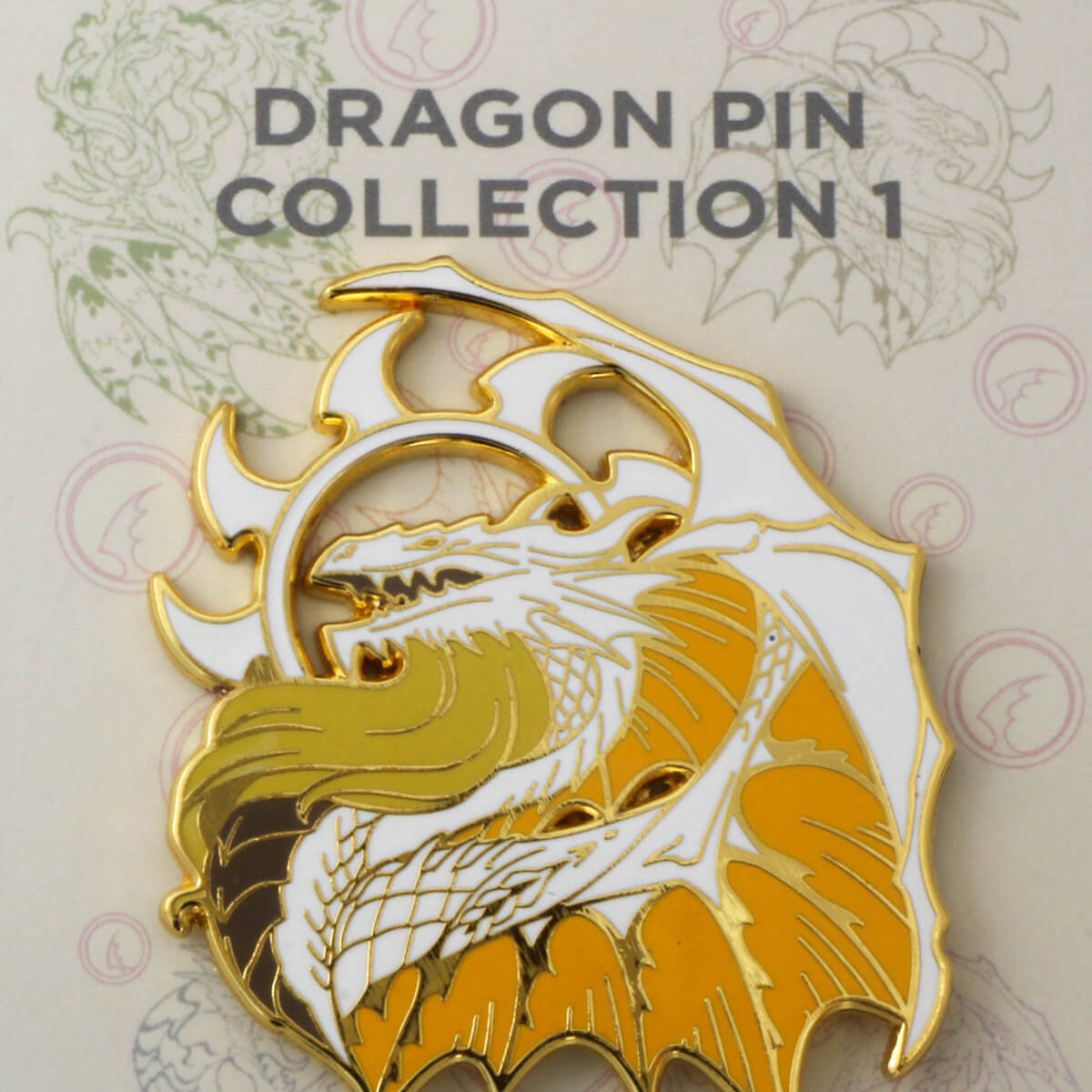 Dragon Pin (White Dragon) | 2