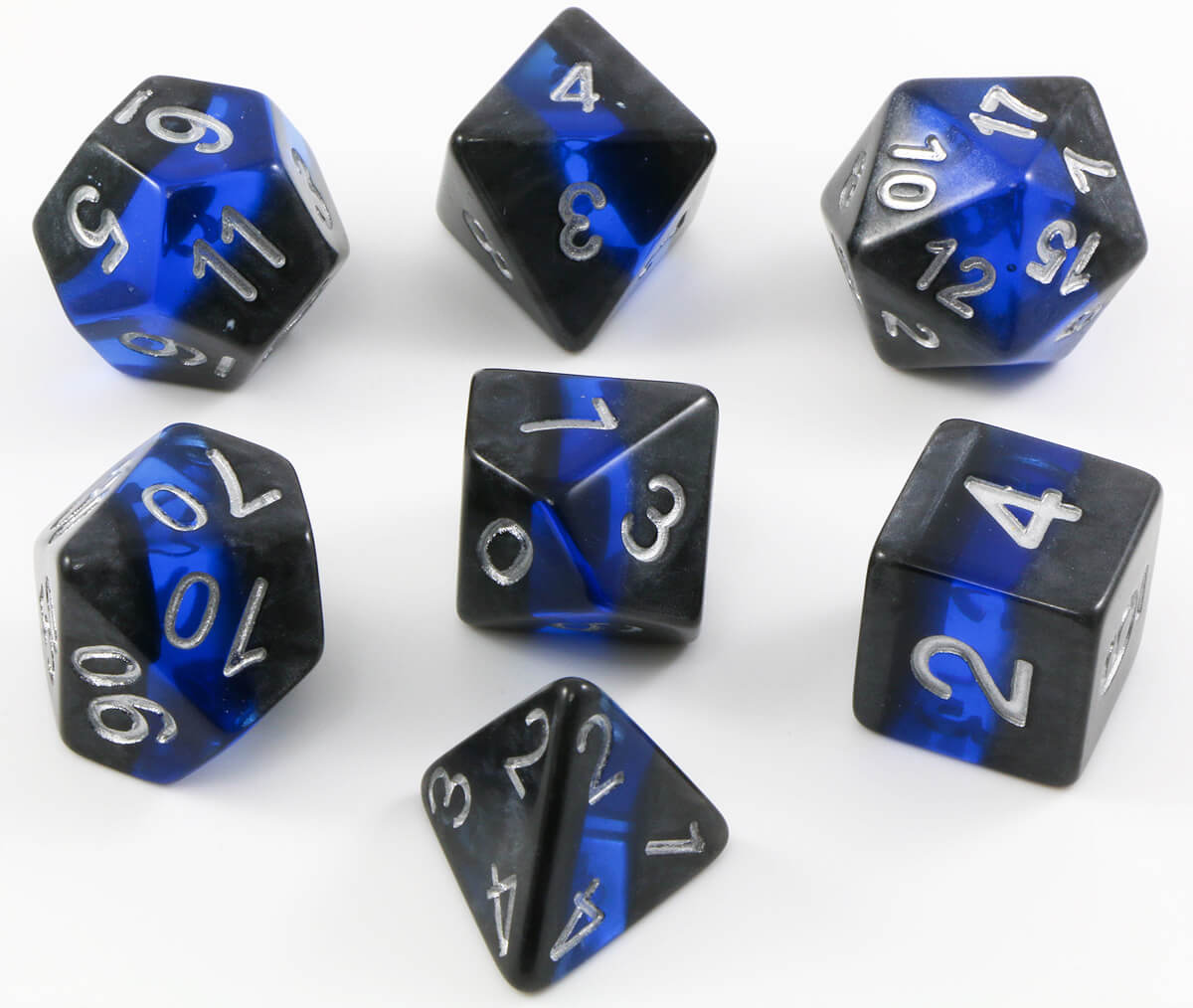 D&D Elfstone Dice Blue