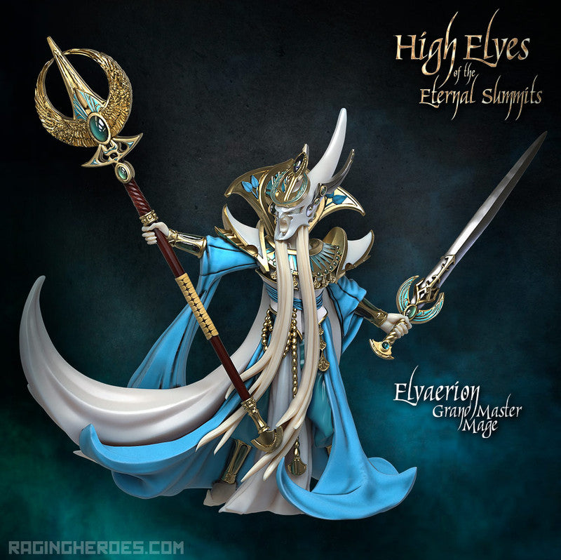 Raging Heroes Miniatures High Elf Mage