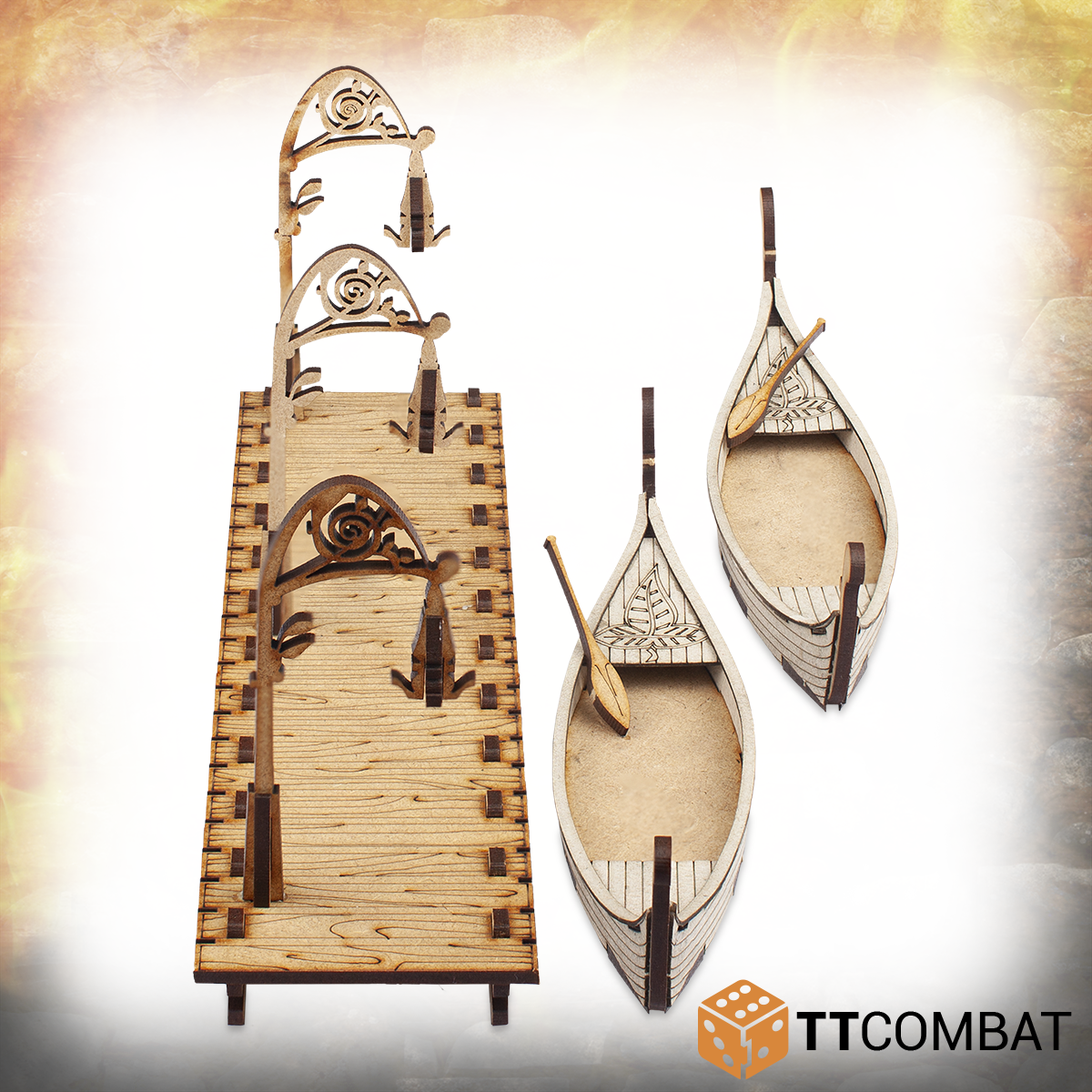 TTRPG Terrain Elven Ship 3