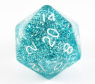 Giant d20 Dice Ethereal Light Blue