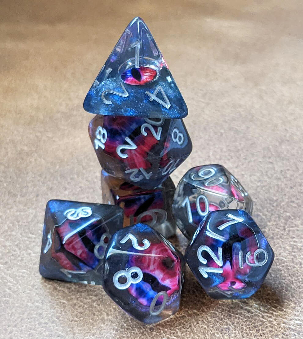 Eye Beast DnD Dice 3