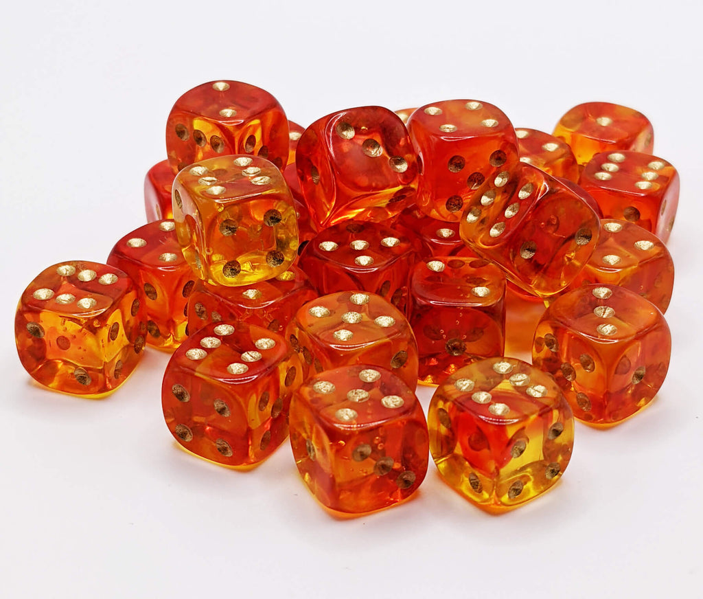 Firefly dice orange and red d6 second picture