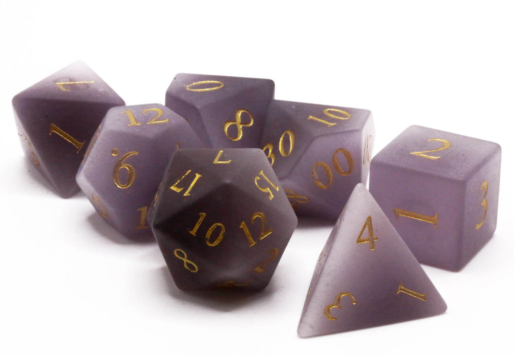 Frosted TTRPG Dice