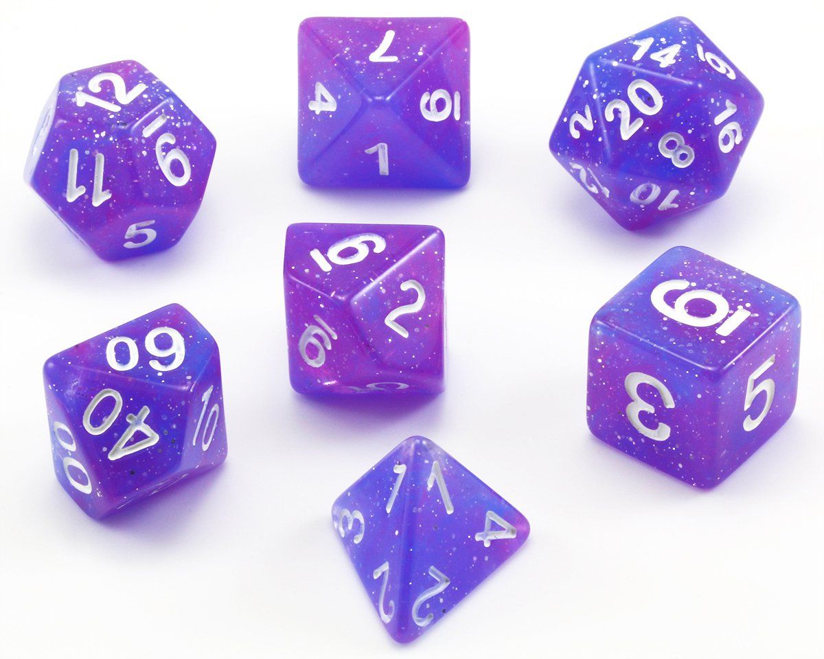 D&D Purple Dice Galaxy