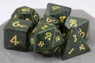 Green Gemstone Dice 2