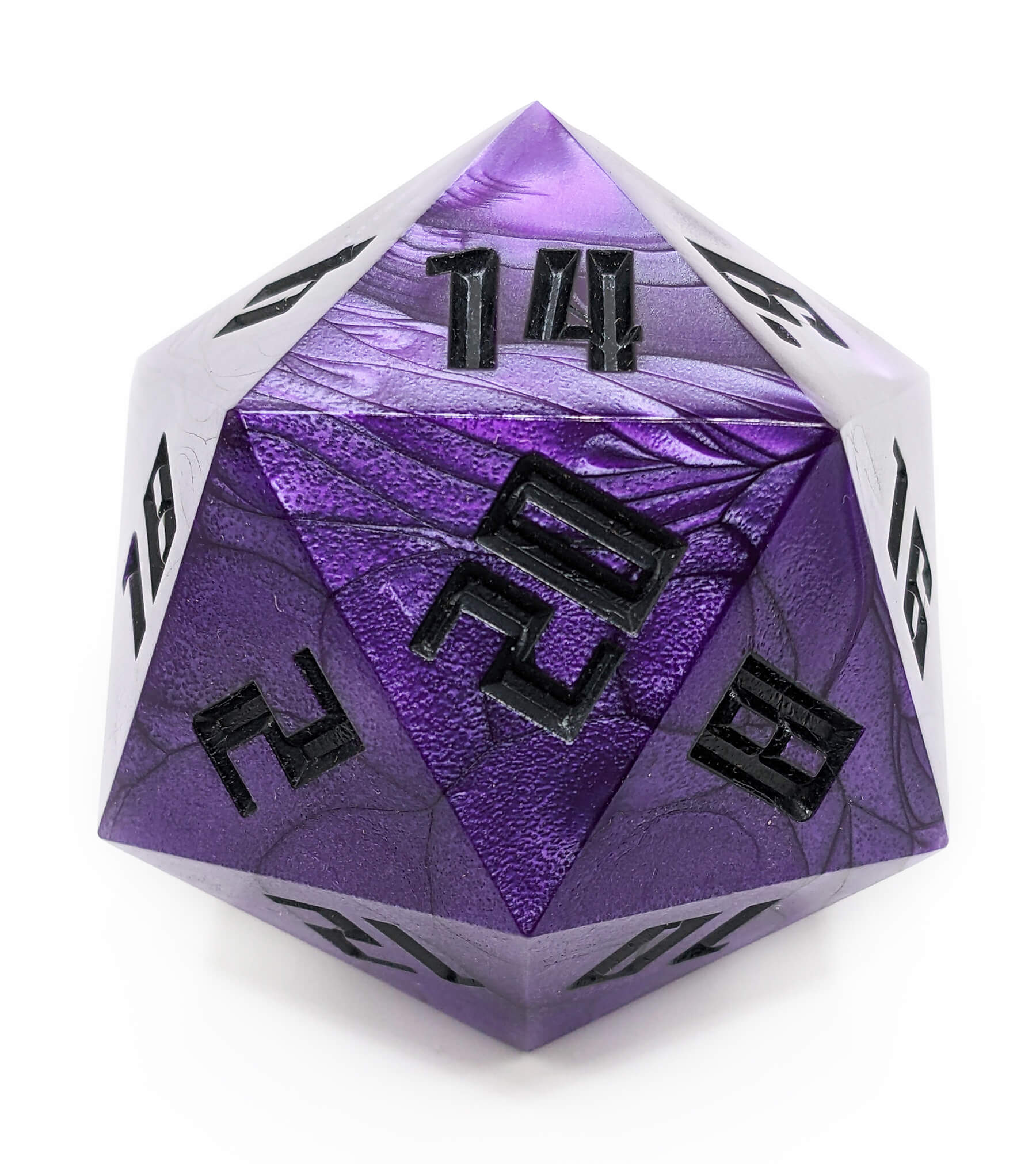 Chonky Large D20 Dice Purple