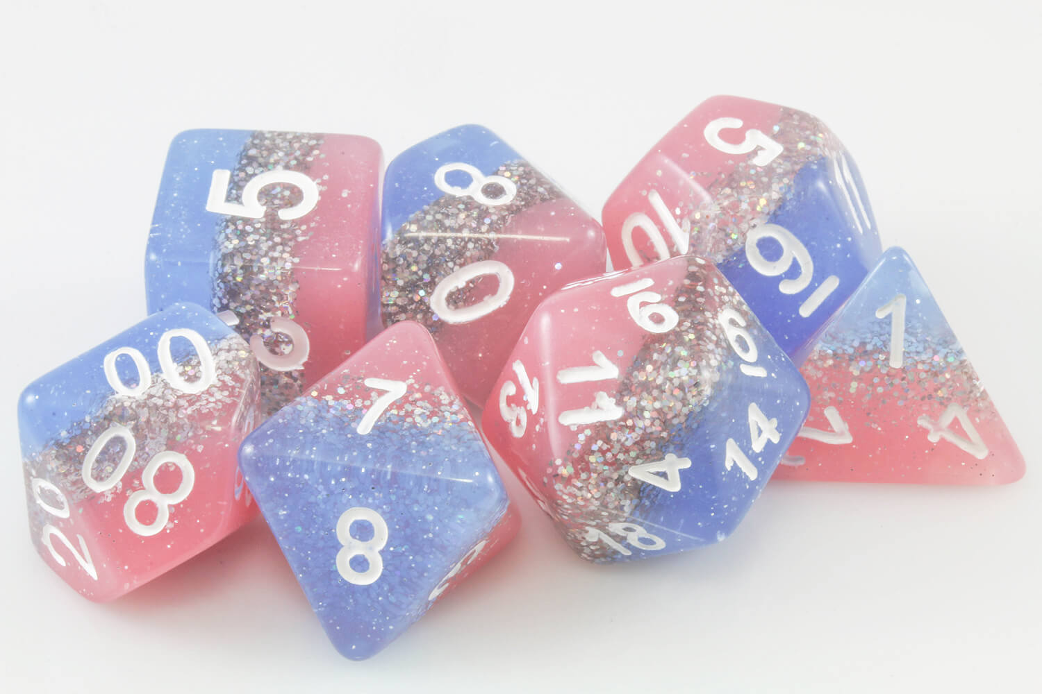 Confetti dice cotton candy