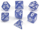 Blue Glitter D&D Dice 