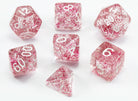 Purple Sparkle D&D Dice