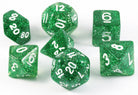 Glitter D&D Dice Green