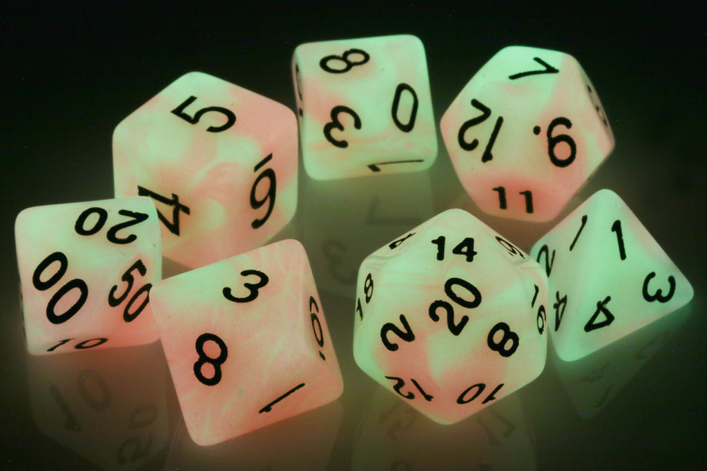 awesome dice glow in the dark