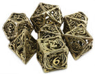 Hollow Dragon TTRPG Dice Gold 3