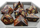 Golden Swan Stone dice