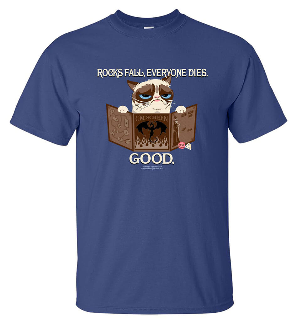 Grumpy DM Roleplaying game T-shirt