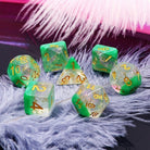 Snow Globe Green RPG DND Dice