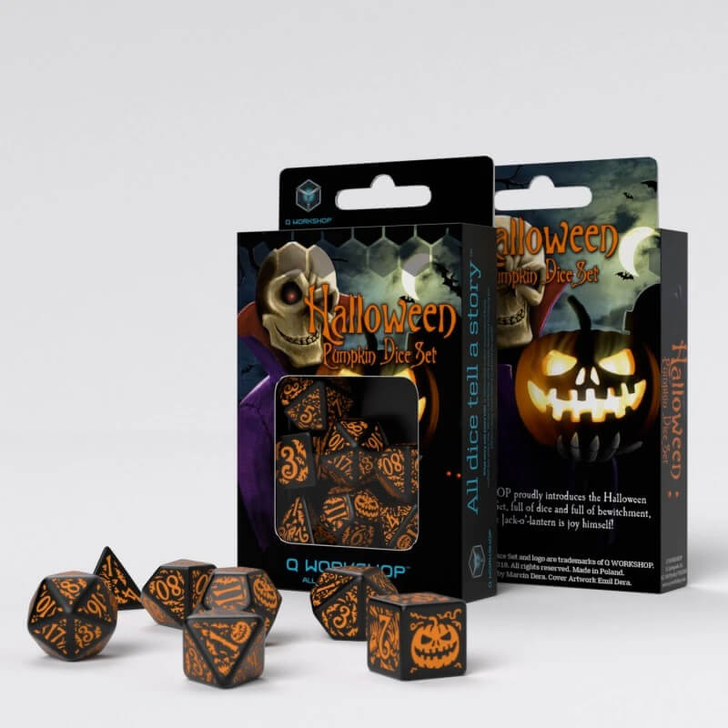 Halloween dnd dice