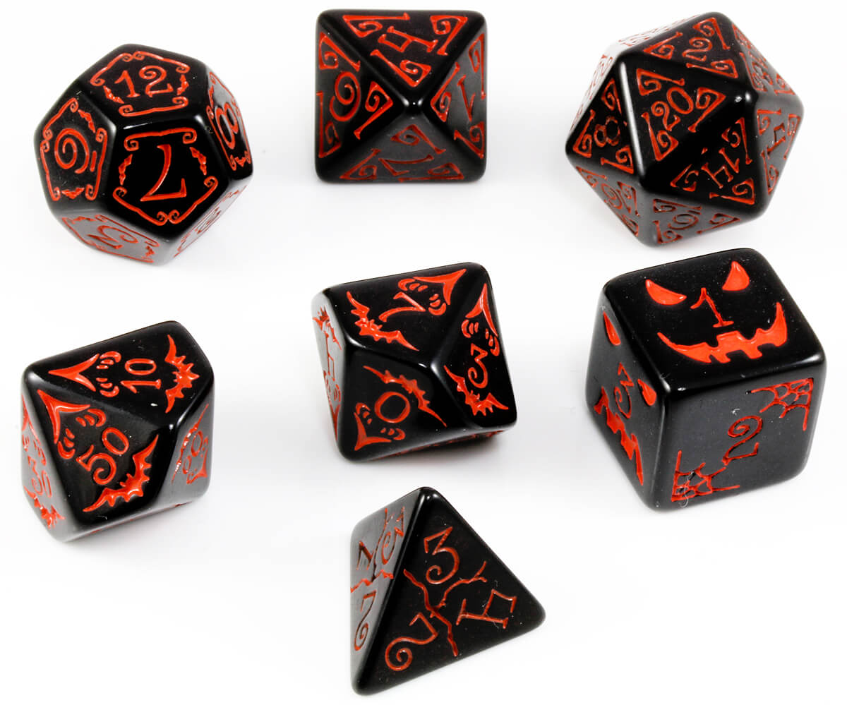 Halloween dice