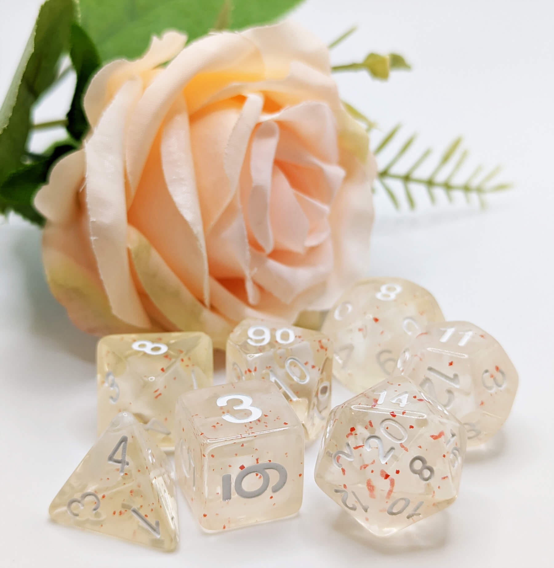 Heartthrob Valentine Dice Set for TTRPG games