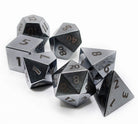 RPG hematite dice set