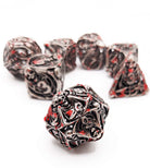 Hollow metal d20 dice