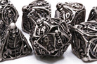 Death Dice Antique Silver