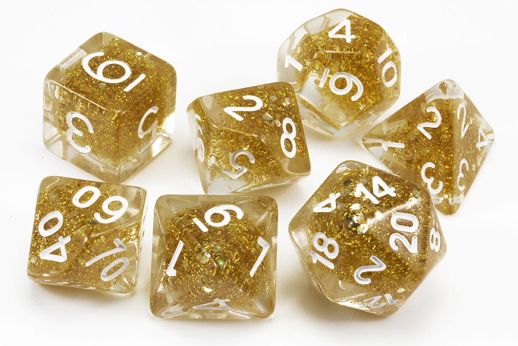 Dragons Gold dnd dice