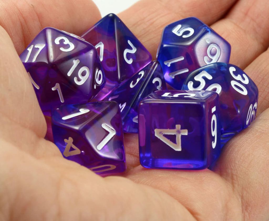 D&D awesome purple dice