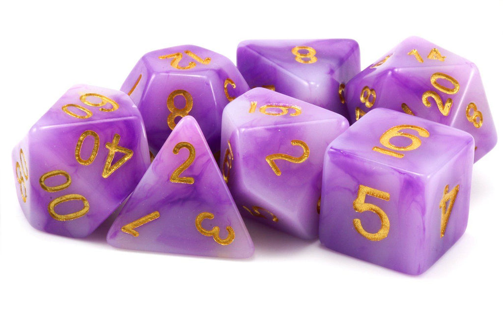 Jade dice purple