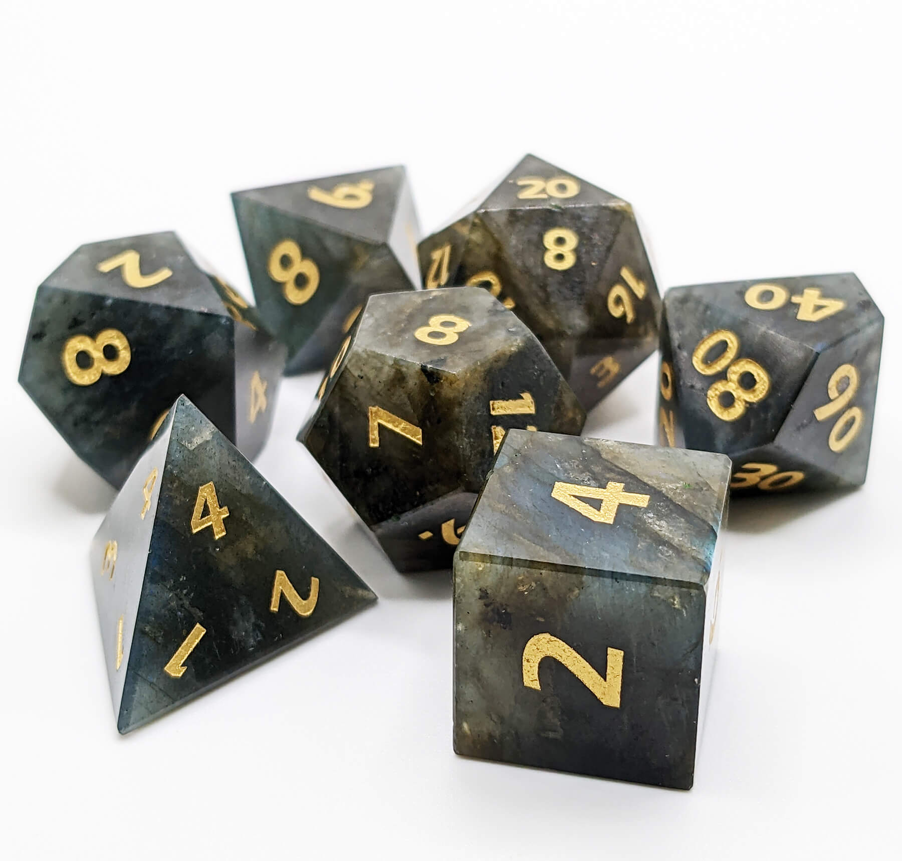 Labradorite Dice natural stone