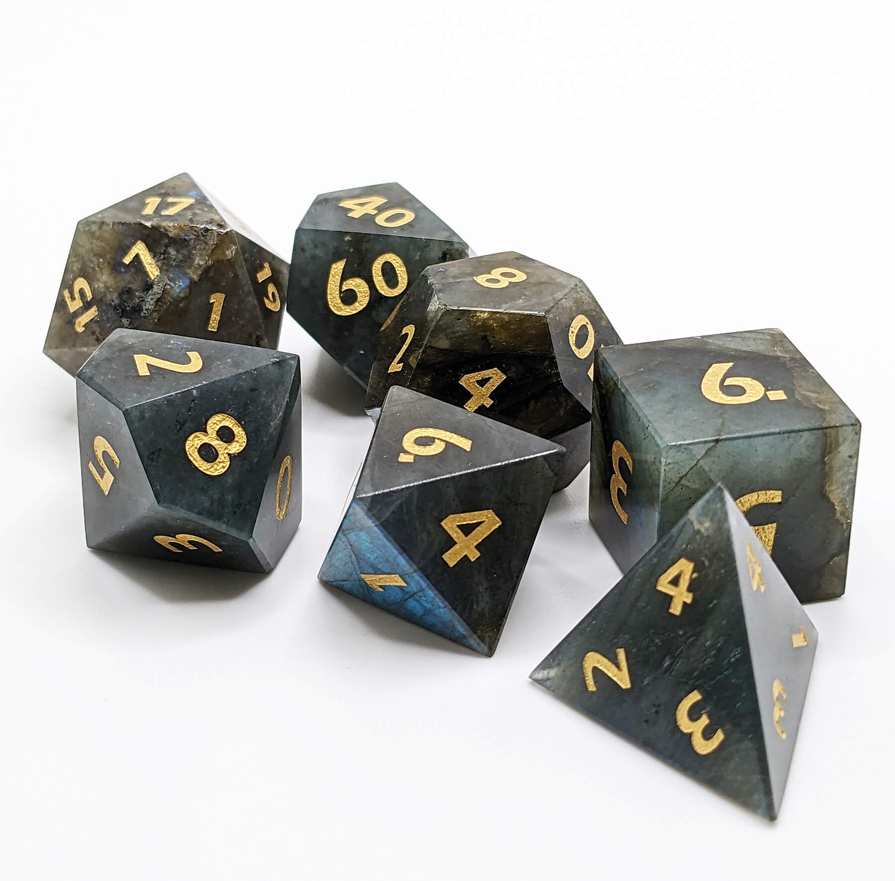 Beautiful gemstone Labradorite Dice 